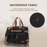 MOLNIA 3 in 1 Laptop Backpack, 17.3 inch Computer Bags for Men, Laptop Backpack for Men, for Travel Bussiness School Men Women, Black - Image 4